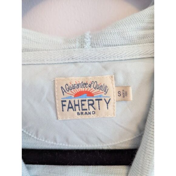 Faherty Sunwashed Slub Hoodie size Small - Picture 4 of 5